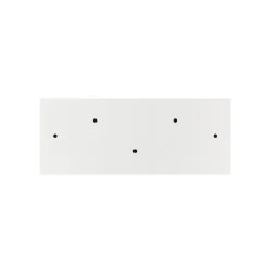 BALDAKIN HVIT REKTANGULÆR 500X200MM 5-HULL