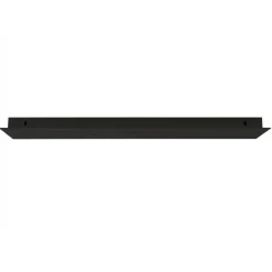 BALDAKIN SORT REKTANGULÆR 1250X200MM 9-HULL