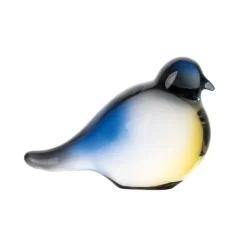 BLÅMEIS GLASSFIGUR 9CM