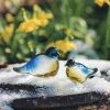 BLÅMEIS GLASSFIGUR 6CM 2PK