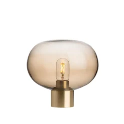 BORDLAMPE 4169 SMALL KAKAO M. MESSING SOKKEL