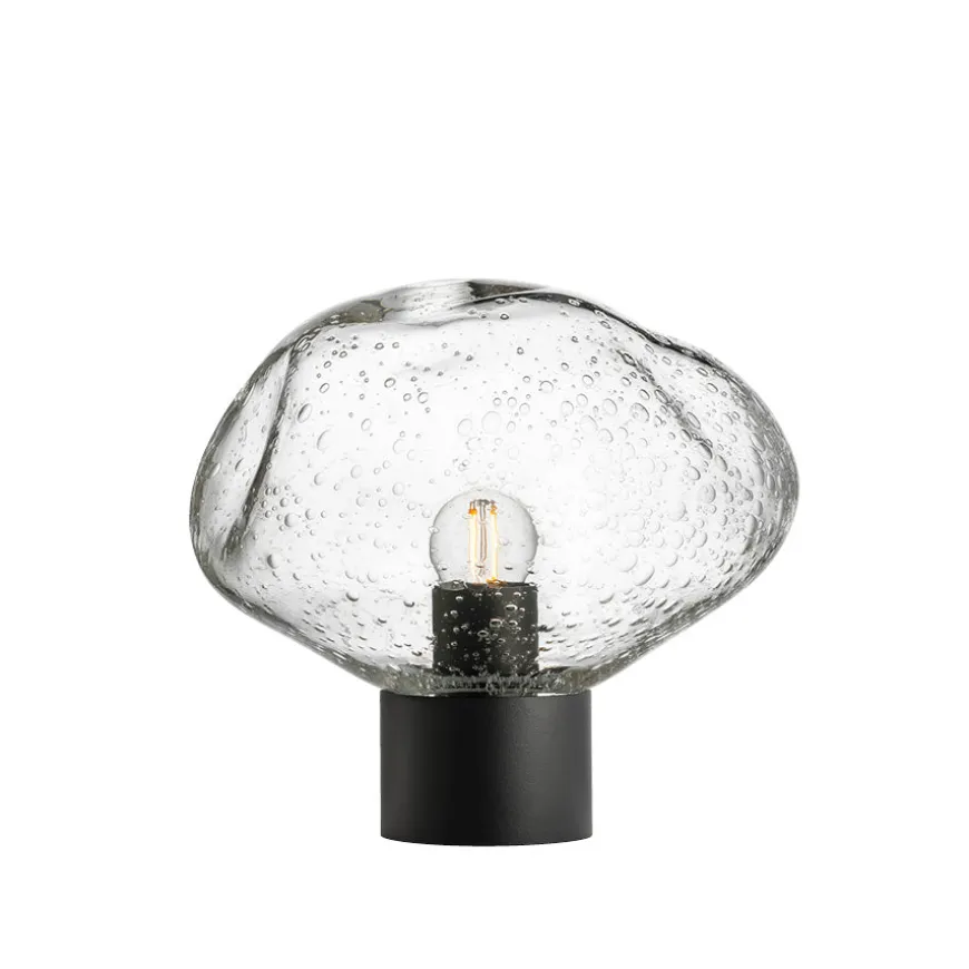 CRYSTAL STONE BORDLAMPE KLAR M/SODA