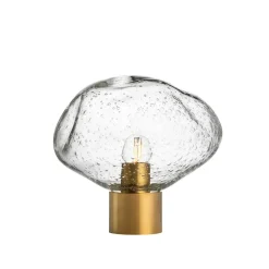 CRYSTAL STONE BORDLAMPE KLAR M/SODA