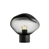 CRYSTAL STONE BORDLAMPE LYS RØKGRÅ