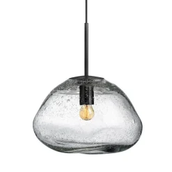CRYSTAL STONE PENDELLAMPE KLAR SODA