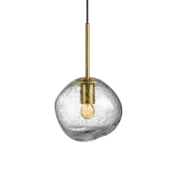 CRYSTAL STONE PENDELLAMPE KLAR SODA