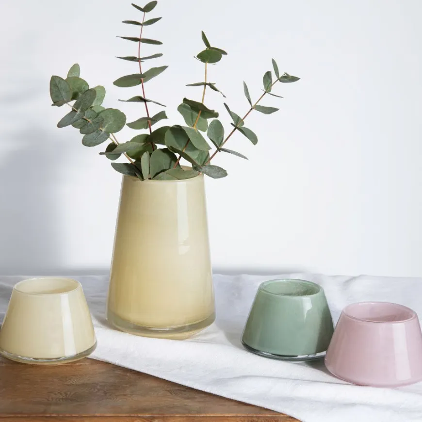 DUGG LYSLYKT 9 CM GUL