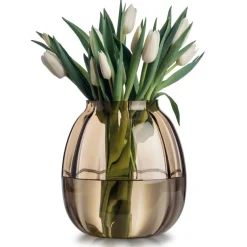ELLA VASE 22 CM KAKAO