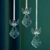 GLASSENGEL SNØFNUGG 3 PK