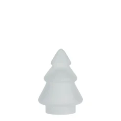 GLASSTRE FROSTET HVIT 9,8 CM