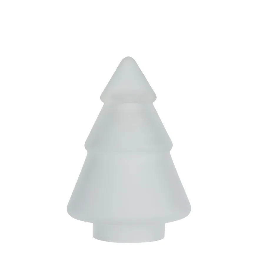 GLASSTRE FROSTET HVIT 12,7 CM