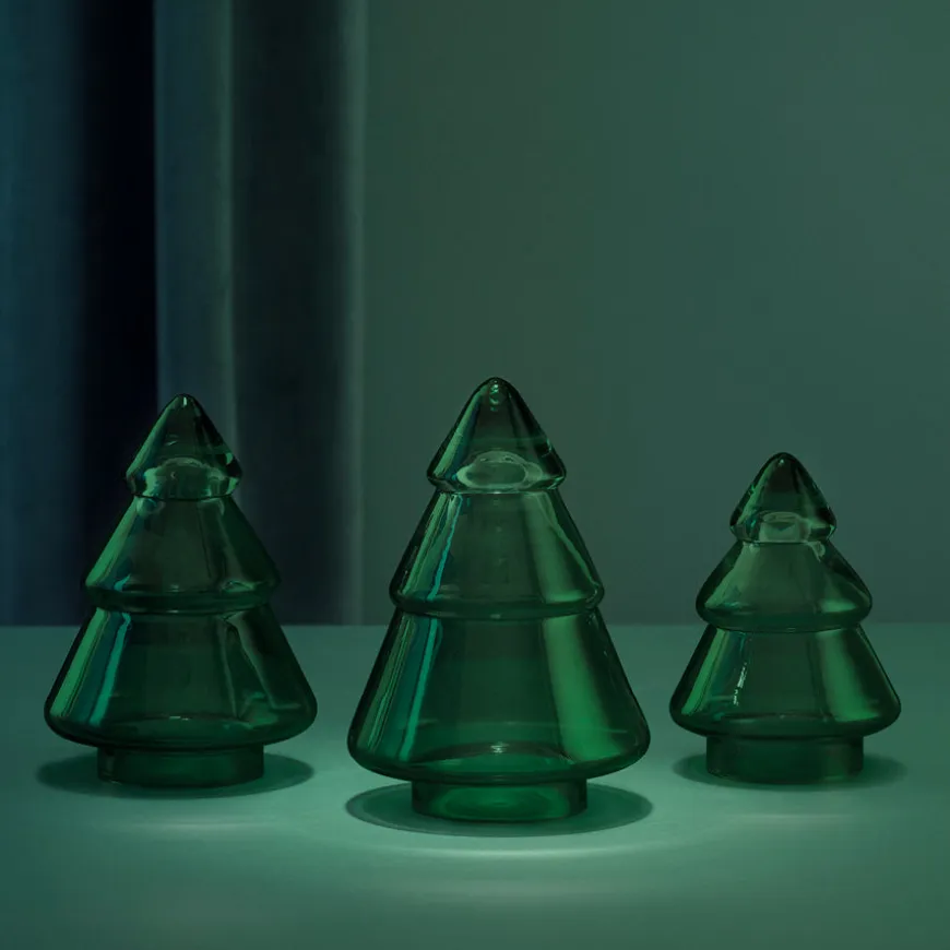 GLASSTRE VINTERGRØNN 11,5 CM