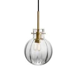 KRYSTALLKULE TAKLAMPE OPTIKK KLAR 160MM
