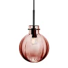 KRYSTALLKULE TAKLAMPE OPTIKK MORGENRØD 200MM