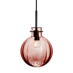 KRYSTALLKULE TAKLAMPE OPTIKK MORGENRØD 200MM