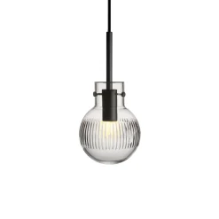 KRYSTALLKULE TAKLAMPE SKJÆR KLAR 120MM