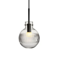KRYSTALLKULE TAKLAMPE SKJÆR KLAR 160MM