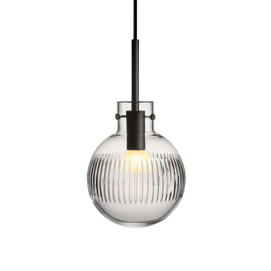 KRYSTALLKULE TAKLAMPE SKJÆR KLAR 160MM