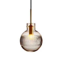 KRYSTALLKULE TAKLAMPE SKJÆR KAKAO 160MM