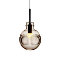 KRYSTALLKULE TAKLAMPE SKJÆR KAKAO 160MM