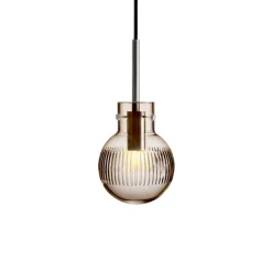 KRYSTALLKULE TAKLAMPE SKJÆR KAKAO 120MM