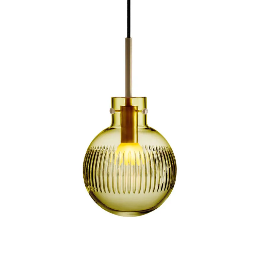 KRYSTALLKULE TAKLAMPE SKJÆR OLIVEN 160MM
