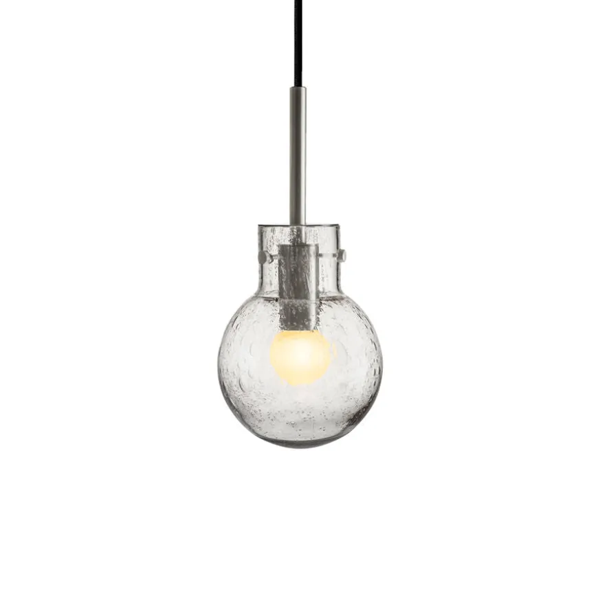 KRYSTALLKULE TAKLAMPE SODA KLAR 120MM