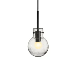 KRYSTALLKULE TAKLAMPE SODA KLAR 120MM