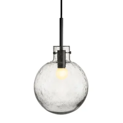 KRYSTALLKULE TAKLAMPE SODA KLAR 200MM