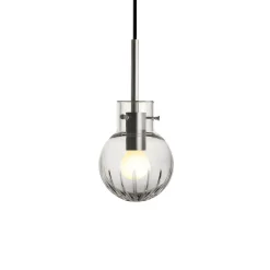 KRYSTALLKULE TAKLAMPE STOR STJERNE KLAR 120MM
