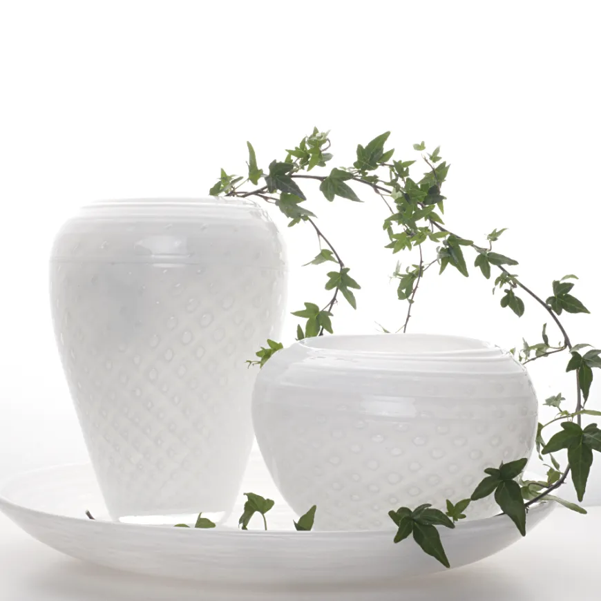 LOBELIA BOLLE 12 CM HVIT