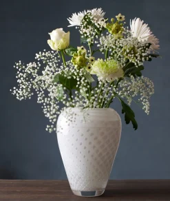 LOBELIA VASE 24,5 CM HVIT