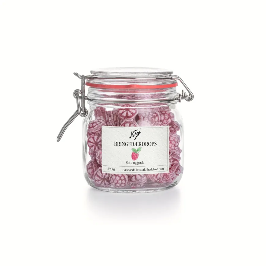 NORGESGLASSET BRINGEBÆRDROPS 390 G