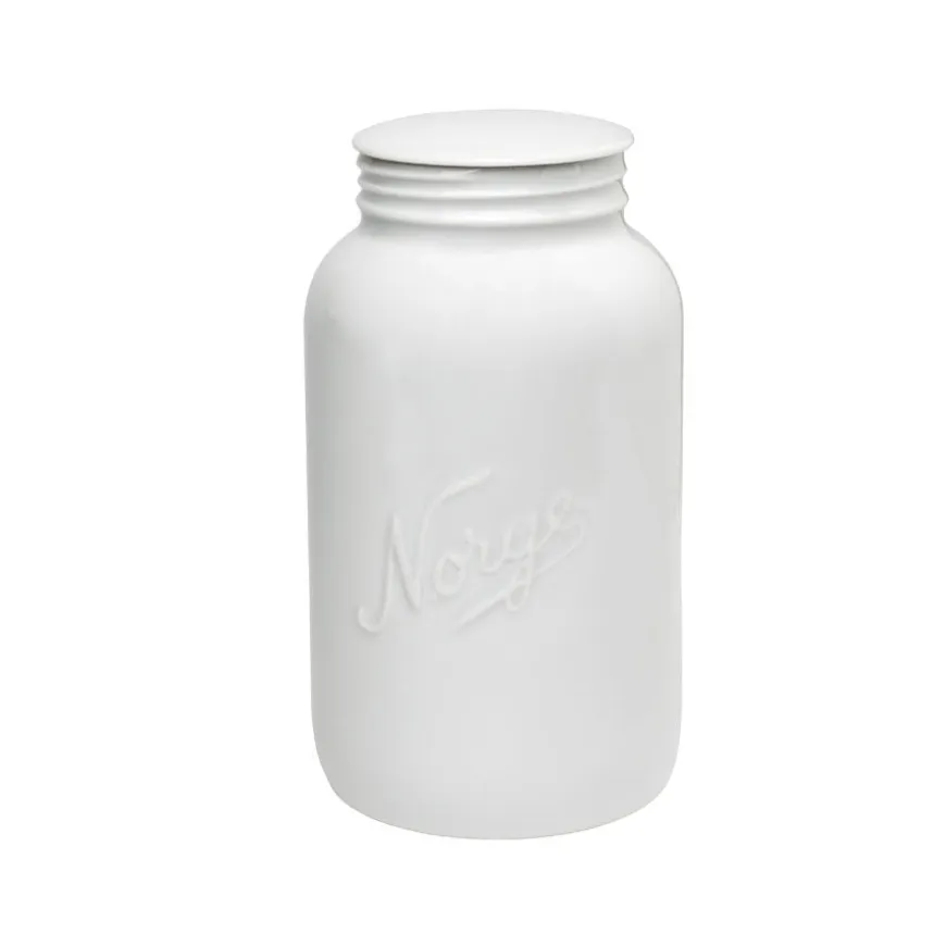 NORGESGLASSET OPPBEVARINGSKRUKKE M/LOKK 1,3 L