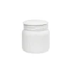 NORGESGLASSET OPPBEVARINGSKRUKKE M/LOKK 0,4 L HVITT