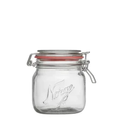 NORGESGLASSET OPPBEVARINGSGLASS 0,4L HENGSLET LOKK 4PK