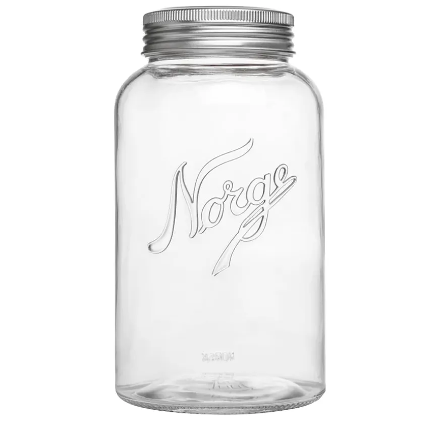 NORGESGLASSET OPPBEVARINGSGLASS 2L SKRULOKK