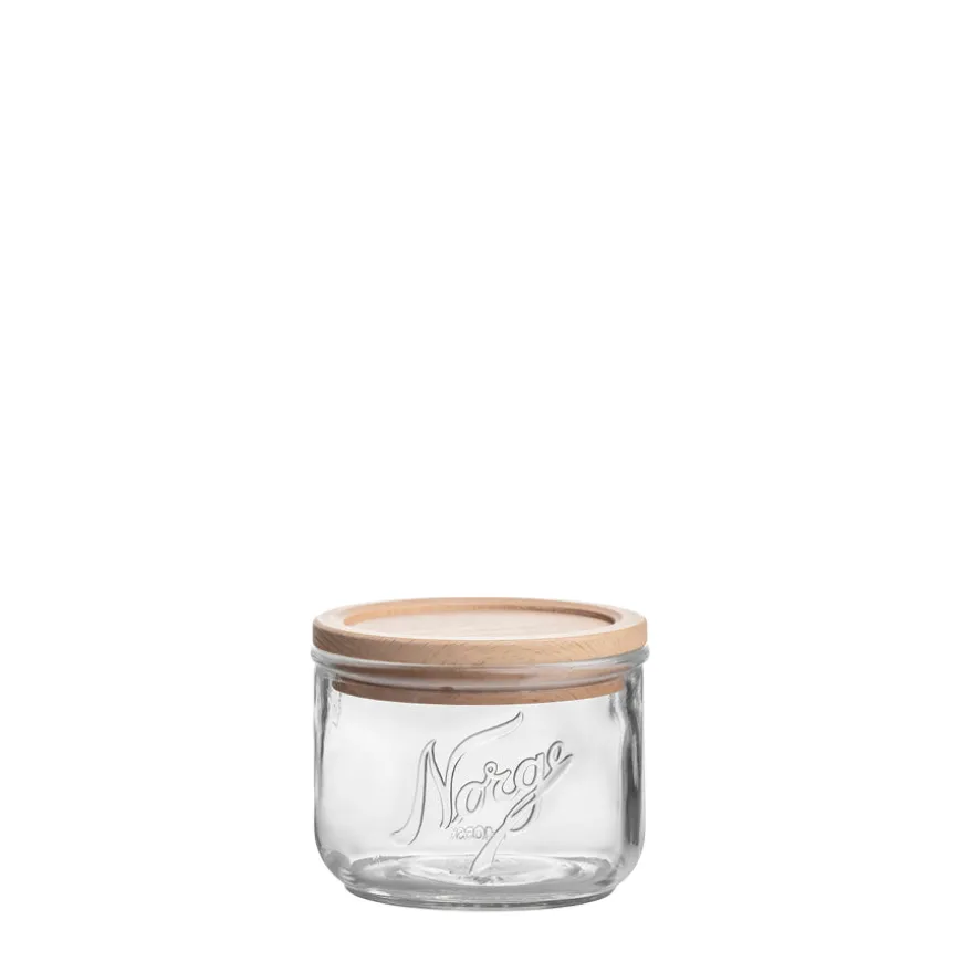 NORGESGLASSET OPPBEVARINGSGLASS 6 CM TRELOKK