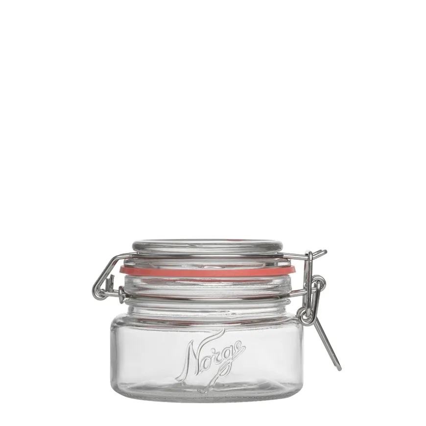NORGESGLASSET OPPBEVARINGSGLASS 0,2L HENGSLET LOKK