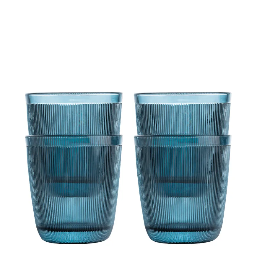 SIRI DRIKKEGLASS 20CL 4PK BLÅ