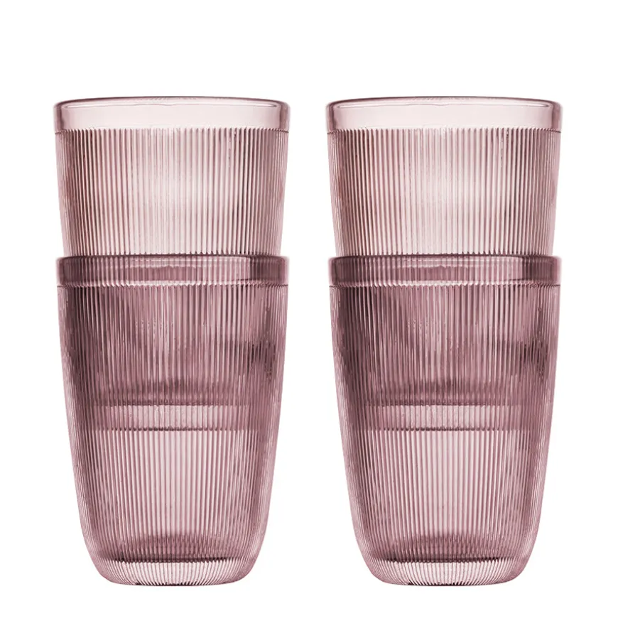 SIRI DRIKKEGLASS 30CL 4PK ROSA