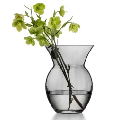 VASE DAISY OPTIKK RØKGRÅ 21 CM