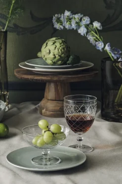 VICTORIA DESSERTSKÅL MED RUTESLIP OG STETT 25CL 2PK